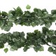 12pcs/Pack Artificial Rattan Advanced Silk Cloth Grape Green Dill Leaves Decor