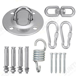 13Pcs Hammock Chair Hanging Basket Accessories Stainless Steel Fixed Buckles 13Pcs Hammock Chair Hanging Basket Accessories Stainless Steel Fixed Buckles