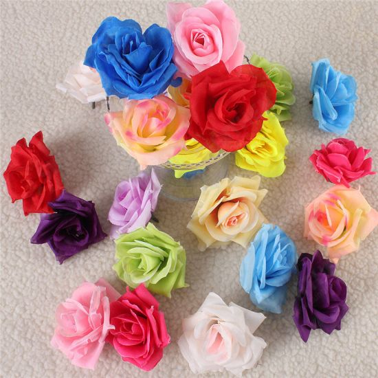 1pcs DIY Party Artificial Rose Flower Simulation Silk Home Wedding Decor