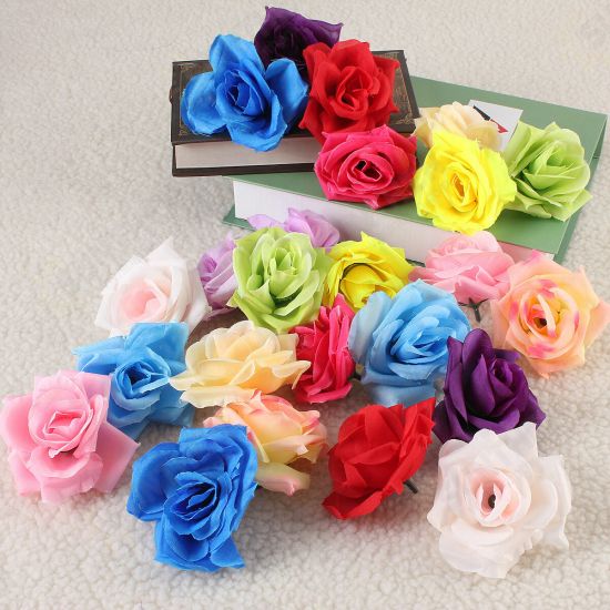 1pcs DIY Party Artificial Rose Flower Simulation Silk Home Wedding Decor