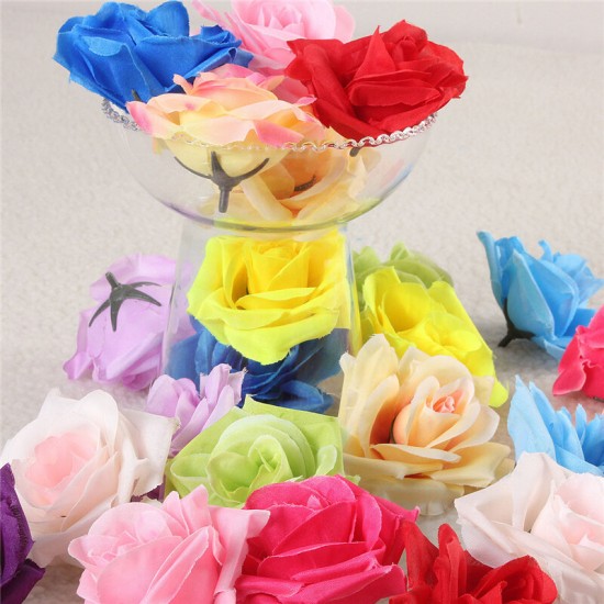1pcs DIY Party Artificial Rose Flower Simulation Silk Home Wedding Decor