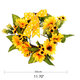 30/45CM Artificial Sunflower Pumpkin Pine Cone Berry Maple Leaf Halloween Wreath Door Decoration Thanksgiving