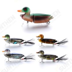 3D Eyes Duck Lure Artificial Fishing Bait Catching Topwater With Hooks Fishing 3D Eyes Duck Lure Artificial Fishing Bait Catching Topwater With Hooks Fishing