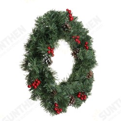 40/50/60cm Christmas Garland With Pine Cones XMAS Window Wreath Decorations 40/50/60cm Christmas Garland With Pine Cones XMAS Window Wreath Decorations