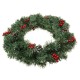 40/50/60cm Christmas Garland With Pine Cones XMAS Window Wreath Decorations