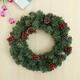 40/50/60cm Christmas Garland With Pine Cones XMAS Window Wreath Decorations