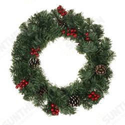 40/50/60cm Christmas Garland With Pine Cones XMAS Window Wreath Decorations 40/50/60cm Christmas Garland With Pine Cones XMAS Window Wreath Decorations