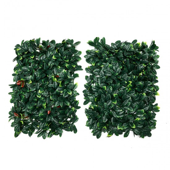 40*60CM Artificial Topiary Hedges Panels Plastic Faux Shrubs Fence Mat Greenery Wall Backdrop Decor Garden Privacy Screen Fence
