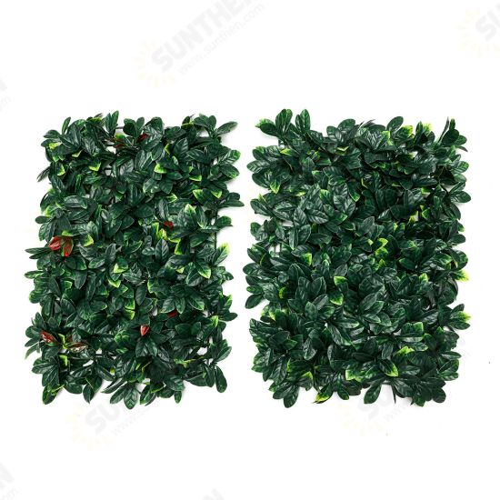 40*60CM Artificial Topiary Hedges Panels Plastic Faux Shrubs Fence Mat Greenery Wall Backdrop Decor Garden Privacy Screen Fence