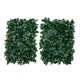 40*60CM Artificial Topiary Hedges Panels Plastic Faux Shrubs Fence Mat Greenery Wall Backdrop Decor Garden Privacy Screen Fence