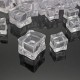 50Pcs Crystal Clear Artificial Acrylic Ice Cube Square Decor Photo Photography Props Decorations