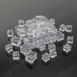 50Pcs Crystal Clear Artificial Acrylic Ice Cube Square Decor Photo Photography Props Decorations 50Pcs Crystal Clear Artificial Acrylic Ice Cube Square Decor Photo Photography Props Decorations