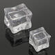 50Pcs Crystal Clear Artificial Acrylic Ice Cube Square Decor Photo Photography Props Decorations