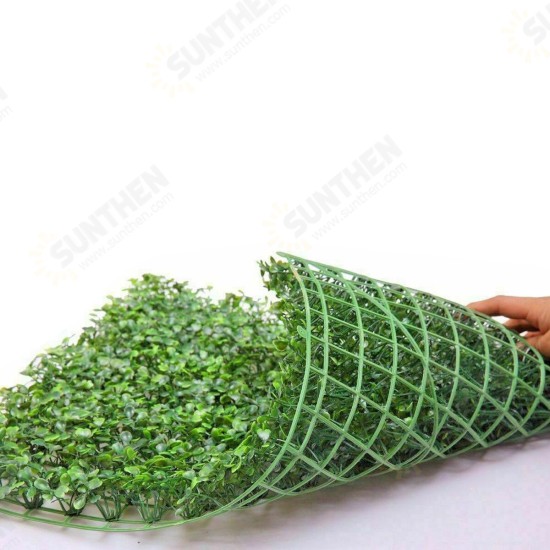 60x40cm Artificial Plants Lawn Hedge Vertical Garden Green Wall Mat