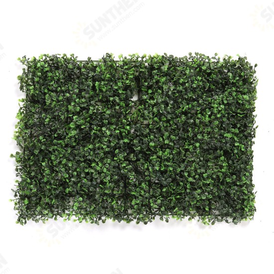 60x40cm Artificial Plants Lawn Hedge Vertical Garden Green Wall Mat