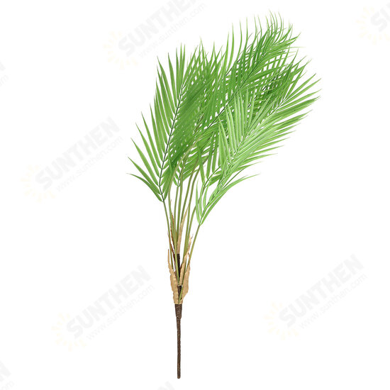 6/9 Branches Green Palm Leaves Plastic Fake Plant Artificial Leaf Home Adornment Decorations