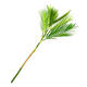 6/9 Branches Green Palm Leaves Plastic Fake Plant Artificial Leaf Home Adornment Decorations