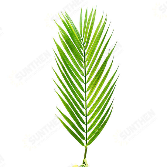 6/9 Branches Green Palm Leaves Plastic Fake Plant Artificial Leaf Home Adornment Decorations