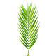 6/9 Branches Green Palm Leaves Plastic Fake Plant Artificial Leaf Home Adornment Decorations