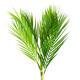 6/9 Branches Green Palm Leaves Plastic Fake Plant Artificial Leaf Home Adornment Decorations