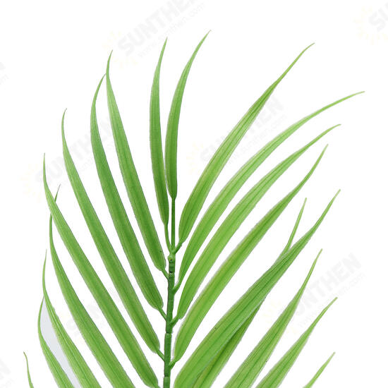 6/9 Branches Green Palm Leaves Plastic Fake Plant Artificial Leaf Home Adornment Decorations