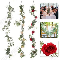 Artificial Eucalyptus Garland Hanging Rattan Wedding Greenery Home Decorations Artificial Eucalyptus Garland Hanging Rattan Wedding Greenery Home Decorations