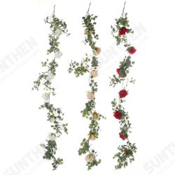 Artificial Eucalyptus Garland Hanging Rattan Wedding Greenery Home Decorations Artificial Eucalyptus Garland Hanging Rattan Wedding Greenery Home Decorations