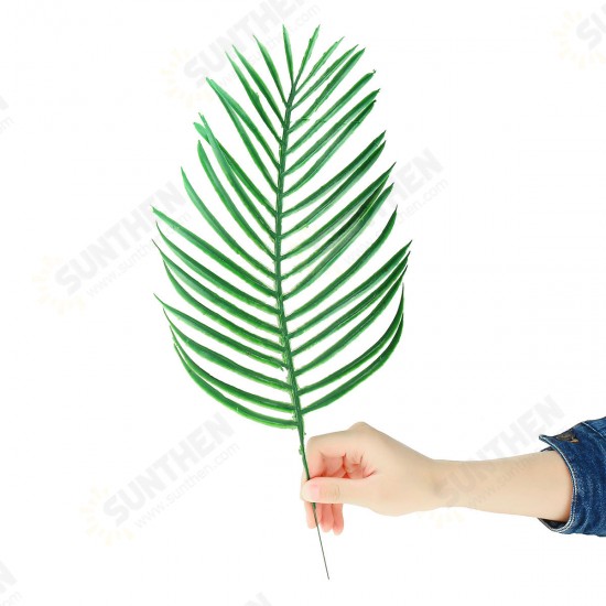 Artificial Palm Tree Faux Leaves Green Plants Greenery for Flowers Decorations