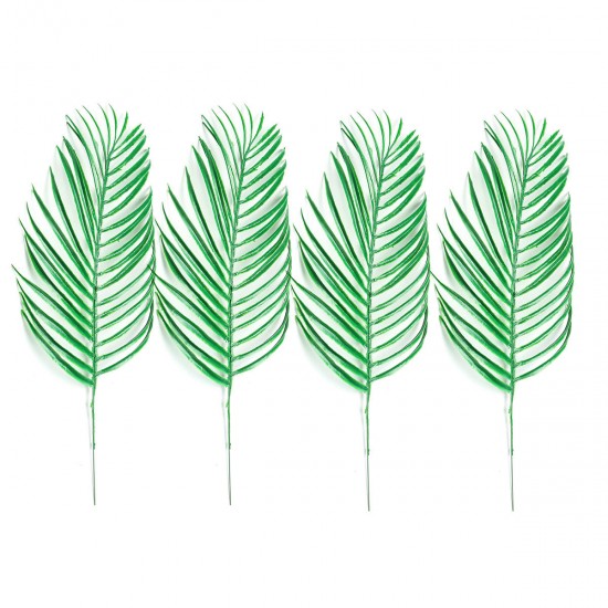 Artificial Palm Tree Faux Leaves Green Plants Greenery for Flowers Decorations