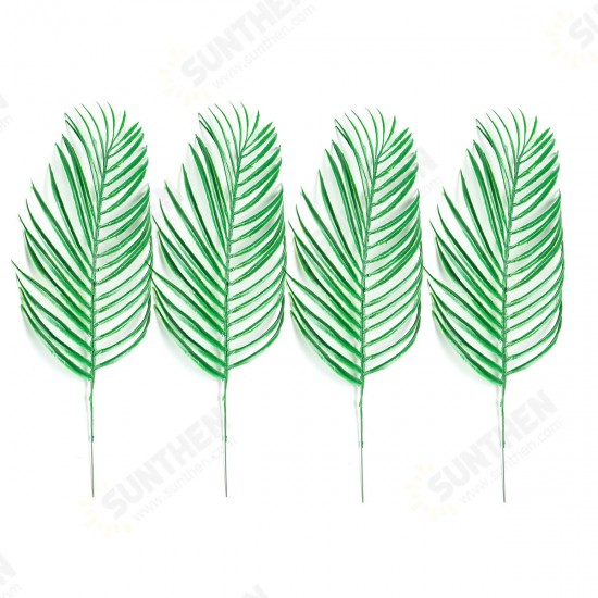 Artificial Palm Tree Faux Leaves Green Plants Greenery for Flowers Decorations