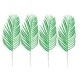 Artificial Palm Tree Faux Leaves Green Plants Greenery for Flowers Decorations