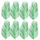 Artificial Palm Tree Faux Leaves Green Plants Greenery for Flowers Decorations