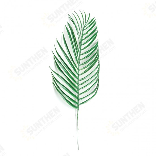 Artificial Palm Tree Faux Leaves Green Plants Greenery for Flowers Decorations