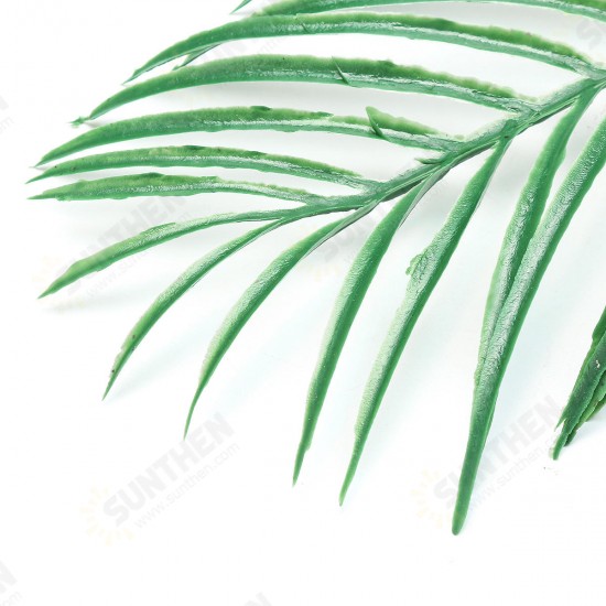 Artificial Palm Tree Faux Leaves Green Plants Greenery for Flowers Decorations