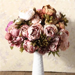 Artificial Peony Bouque Silk Flowers Home Room Party Wedding Garden Decoration Artificial Peony Bouque Silk Flowers Home Room Party Wedding Garden Decoration