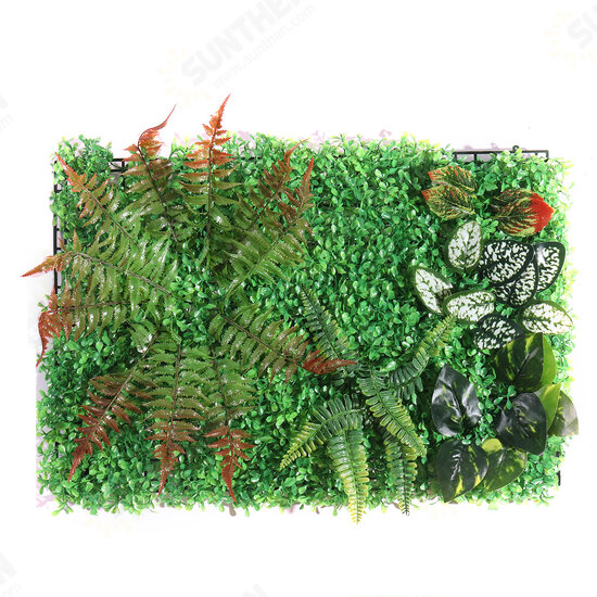 Artificial Plant Wall Topiary Hedges Panel Plastic Faux Shrubs Fence Mat Artificial Plant Wall Topiary Hedges Panel Plastic Faux Shrubs Fence Mat