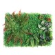 Artificial Plant Wall Topiary Hedges Panel Plastic Faux Shrubs Fence Mat