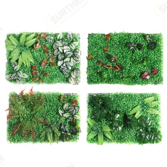 Artificial Plant Wall Topiary Hedges Panel Plastic Faux Shrubs Fence Mat