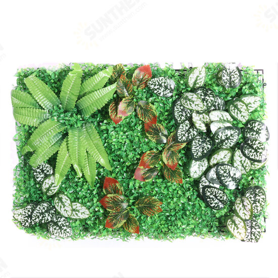 Artificial Plant Wall Topiary Hedges Panel Plastic Faux Shrubs Fence Mat