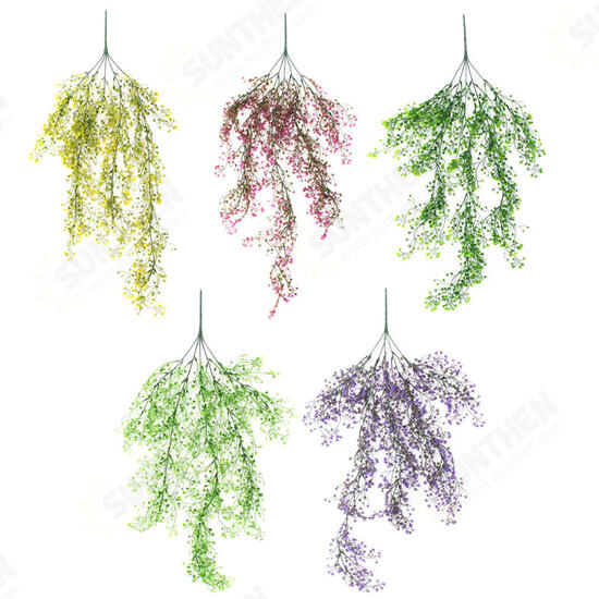 Artificial Weeping Willow Ivy Vine Plants Outdoor Indoor Hanging Decorations