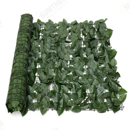 Expanding 1*3M Artificial Lvy Leaf Wall Fence Green Garden Screen Hedge Decorations