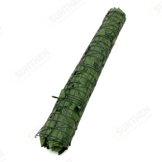 Expanding 1*3M Artificial Lvy Leaf Wall Fence Green Garden Screen Hedge Decorations