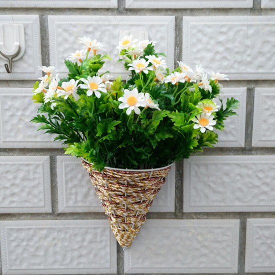 Flower Violet Wall Ivy Flower Hanging Basket Artificial Flower Decor Silk Flower Vine