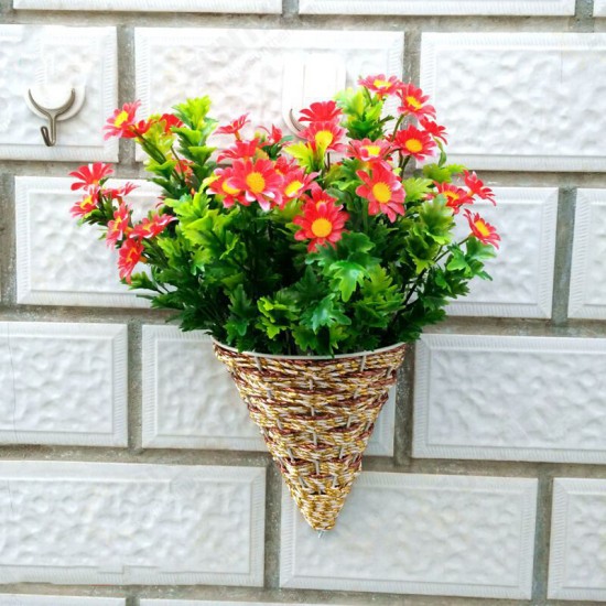 Flower Violet Wall Ivy Flower Hanging Basket Artificial Flower Decor Silk Flower Vine