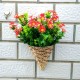 Flower Violet Wall Ivy Flower Hanging Basket Artificial Flower Decor Silk Flower Vine