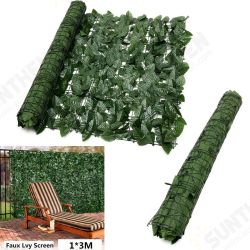 Green Outdoor Faux Plant Ivy Leaf Privacy Screen Fence Garden Yard Green Outdoor Faux Plant Ivy Leaf Privacy Screen Fence Garden Yard