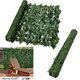 Green Outdoor Faux Plant Ivy Leaf Privacy Screen Fence Garden Yard Green Outdoor Faux Plant Ivy Leaf Privacy Screen Fence Garden Yard