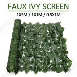 Green Outdoor Faux Plant Ivy Leaf Privacy Screen Fence Garden Yard Green Outdoor Faux Plant Ivy Leaf Privacy Screen Fence Garden Yard