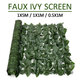 Green Outdoor Faux Plant Ivy Leaf Privacy Screen Fence Garden Yard Green Outdoor Faux Plant Ivy Leaf Privacy Screen Fence Garden Yard