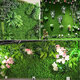 Green Plant Wall Background Wall Plastic Simulation Plant Lawn Wall